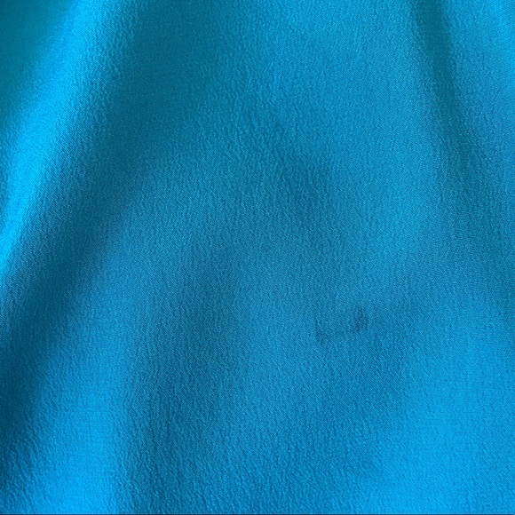 Gryphon Silk Teal Toga Style Dress - Picture 7 of 8